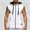 Men&#39;s streetwear fashion with zipper pocket sleeveless hoodie, oversized zip hoodie, and accessories0
