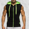 Men&#39;s streetwear fashion with zipper pocket sleeveless hoodie, oversized zip hoodie, and accessories2