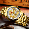 Luxury Golden Dragon Watch