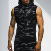Fitness Camouflage Hooded Tank Top