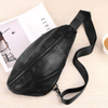 Men&#39;s Casual Leather Chest Bag