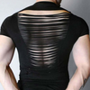 Hollow Out Backless Shirt