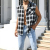 Casual Plaid Sleeveless Shirt for everyday wear4