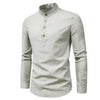 Men&#39;s Button Linen Shirt