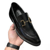 Breathable Metal Decoration Loafers