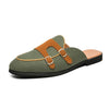 Men&#39;s Canvas Leather Loafers Shoes