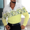Floral Clear Pattern Soft Shirt