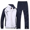 Fashionable men&#39;s fitness tracksuit including jacket, suit, shorts, shoes, oversized watches, and streetwear hoodie1