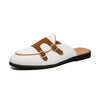 Men&#39;s Canvas Leather Loafers Shoes